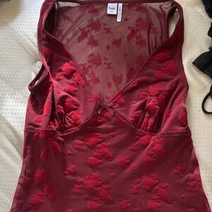 Simons Red Floral Camisole
